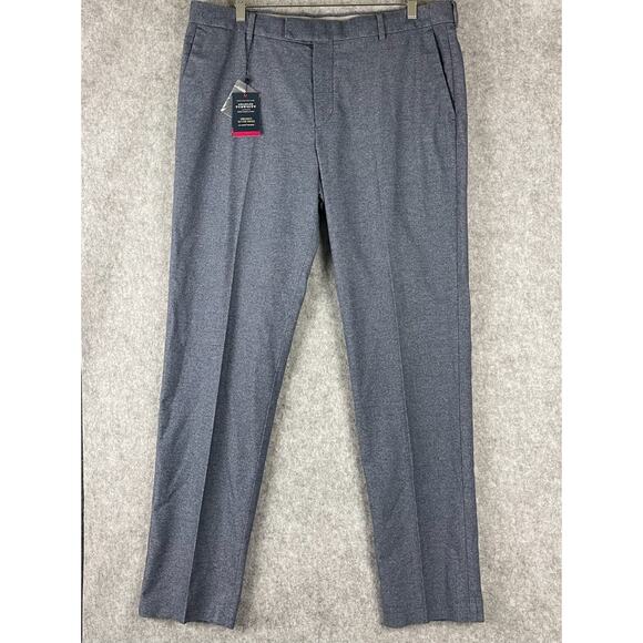 Charles Tyrwhitt Other - Charles Tyrwhitt Pants Mens 38x34 Blue Stretch Textured Trouser Slim Fit NEW